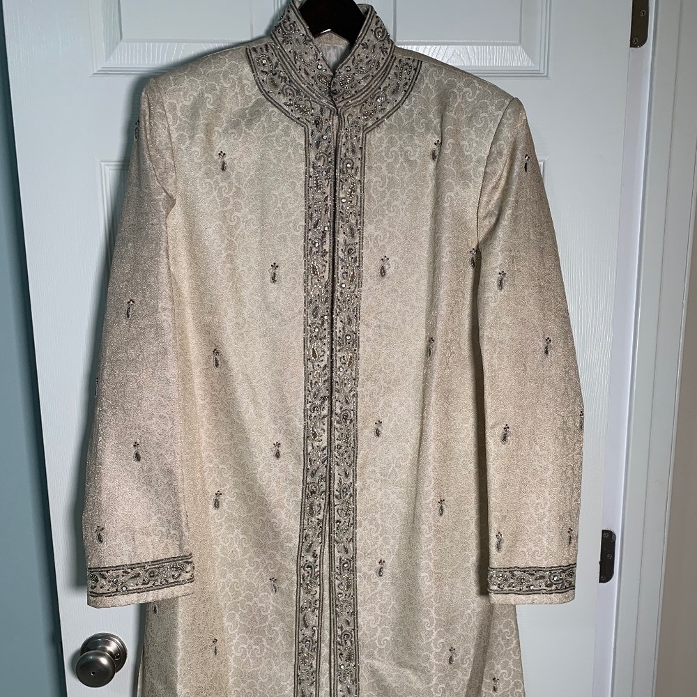 Sherwani - ivory colored